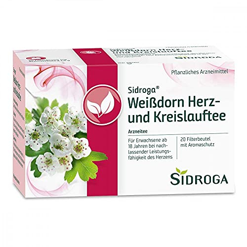 SIDROGA Weißdorn Herz- und Kreislauftee Filterbeutel 20 St.