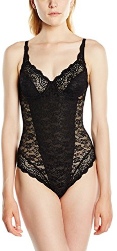 Triumph Donna Amourette 300 BSW, Bodysuit underwired, BLACK, 5D