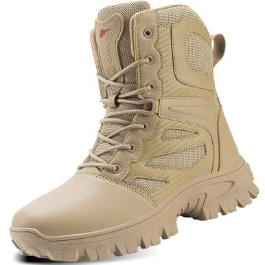 IYVW Stivali da Combattimento Militari da Uomo Arrampicata Traspirante Scarpe da Trekking Stivaletti da Allenamento dell'Esercito Stivaletti Tattici Jungle Desert