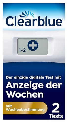 Clearblue Schwangerschaftstest Digital mit Wochenbestimmung, 2 digitale Tests