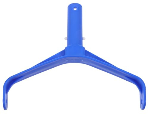 CIYODO Mango para Cabezal De SuccióN De Piscina Curvado Accesorio Universal para Limpieza Eficiente Fondo De Piscina Azul Ergonomía FáCil InstalacióN