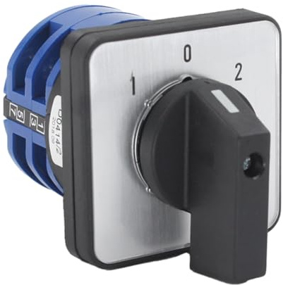 Wisyurt Changeover Switch 3 Positions 8 Terminals Universal Rotary Cam Latching Switches 32A