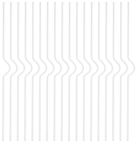 GAROZATION Ganchos de Hierro para Colgar Calendarios y Carteles, Tamaño 20 Cm, Color Blanco, 100 Unidades, Gancho Flexible para Carpetas y Bricolaje, Accesorios de Oficina y Organización
