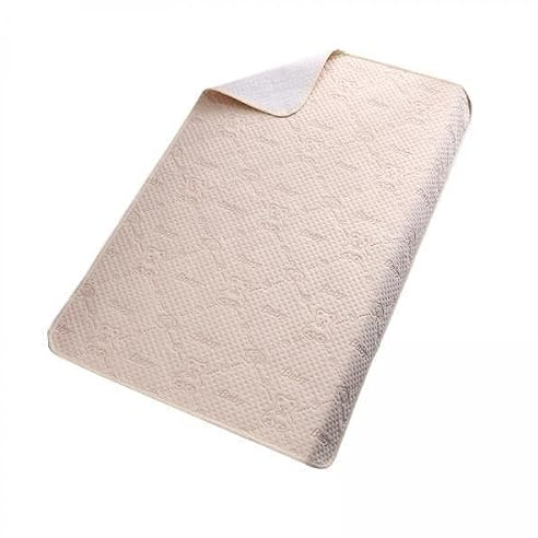 Etyldya 2 Piezas Compresa de Enfermería Protector de Cama Almohadilla de Incontinencia Empapador Reutilizable de Algodón Suave Y Transpirable Adecuada para Be, 3 piezas
