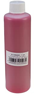 Eurolite 51108003 UV-aktiv stämpelfärg (250 ml) transparent röd