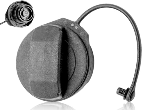 Lhbwhiz Tankdeckel, Deckel Benzin Diesel Tankdeckel, Ölbehälterabdeckung Kompatibel mit Volkswagen Auto 1J0201550A 1J0 201 550A
