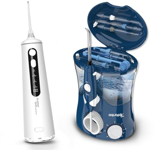 Boston Tech Acquisto intelligente: irrigatore dentale Aquaik PRO Taleto Aquaik Travel nella confezione Risparmia denaro e prenditi cura della tua salute orale a casa e in viaggio per coprire