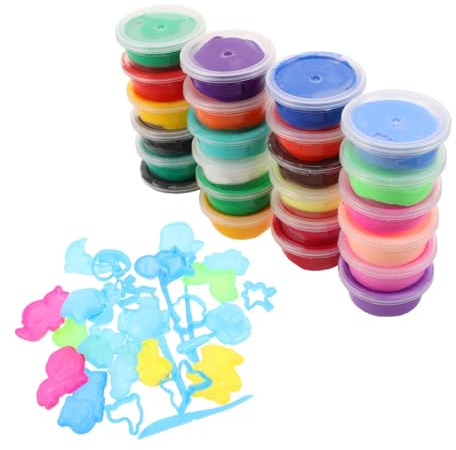 Yardwe Set Pâte Modeler Autodurcissante Couleurs avec Outils de Sculpture Pâte Modeler Séchante Air Non Collante Super Légère pour Garçon Fille Kit Complet de Loisirs Créatifs