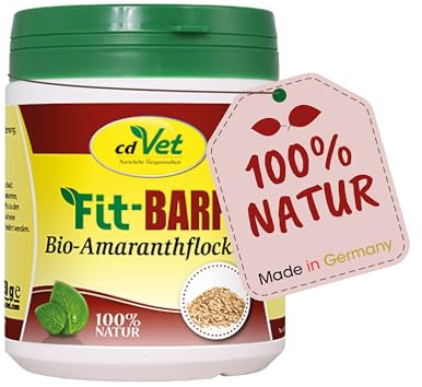 cdVet Fit-Barf Bio-Amaranth Flakes Nourriture pour Chien, 400 g