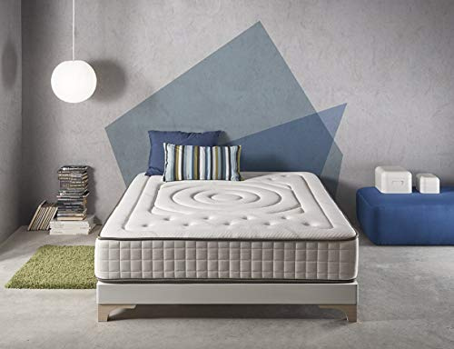 Simpur Relax Memory-Schaum Matratze Imperial Cashmere, 25 cm Höhe, H2-H3 Mittelfest, 7 Komfortzonen, Orthopädisch, 200 x 200 cm