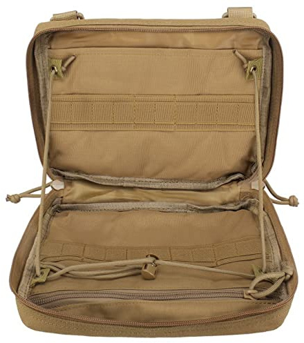 WYNEX Pochette Tactique Poche Molle Admin d'Outils Militaire Poche Supplémentaire pour Sac à Dos Randonnée Sacoche Ceinture à Outils Tactique Pochette de Rangement pour Sport en Plein Air, Nylon 1000D