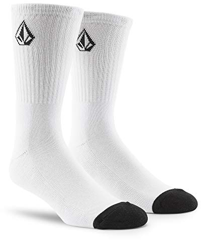 Volcom Herren Full Stone Sock dreier Pack, White, One Size