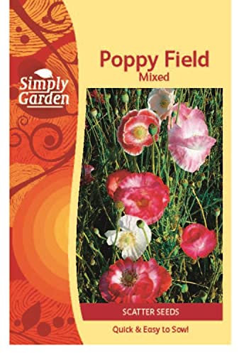 Simply Garden Poppy Field Mixed Seeds Grow Your Own Flowers Great for Beds and Borders
