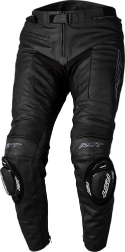 RST S1 Pantalon en cuir de moto, schwarz, 2XL
