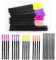 16pcs 5 Styles Silicone Eyelashes Makeup Brushes, Silicone Mascara Wands, Eyelash Brush, Applicator Eyebrow, Eyelash Extension Tools, Mascara Wands Applicator Spoolers Makeup Tool, Reusable,Washable