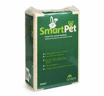 BlissLo Wood Shavings Pet Bedding | Super Absorbent Odour Free Sawdust for Rabbits, Chinchillas, Gerbil Mice, Squirrels, Rats, Small Pets | Softwood Natural Pet Bedding Woodchips (10kg, Giant Pack)