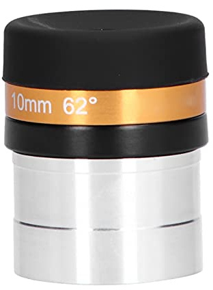 Ocular Gran Angular Ocular Asférico de 62° Alta Definición Totalmente Recubierto para Telescopio Astronómico de 1,25 Pulgadas Ocular Gran Angular de 23 Mm/0,9 Pulgadas (10mm)