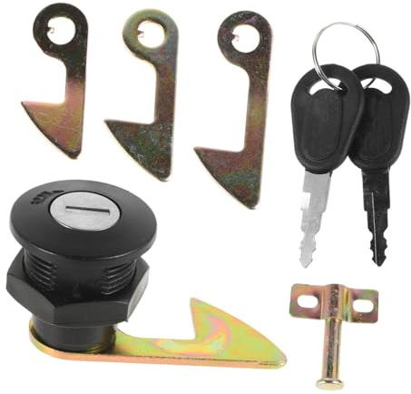Cabilock Cerradura De Maletero para Baúl Trasero De Motocicleta con Ganchos De Seguridad Compatible con Scooters Eléctricos Ciclomotores Y ATV Instalación Fácil Diseño Compacto