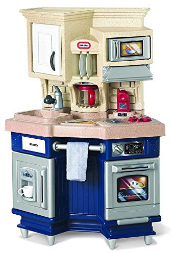 Little Tikes Super Chef Kitchen Blue & Cream, 14.00 l x 28.00 w x 40.00 h inches
