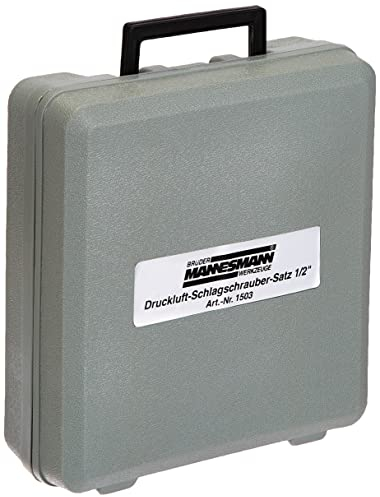 Brüder Mannesmann Werkzeug Druckluft-Schlagschrauber-Satz 1/2, 15-tlg., M 1503
