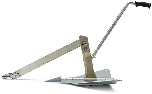 RED ROCK Ground Anchor 12,000 lb Capacity | Heavy-Duty Steel Off-Road Recovery Anchor | Adjustable Angles & Foldable Design | Universal Self-Recovery Tool for Off-Road Use