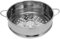 Cabilock 22 cm, in acciaio inox, inserto a vapore, in acciaio inox, con manico, per pentola a pressione, per pentola a pressione, panini, verdure, argento, XL
