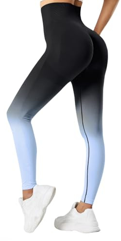 Getervb Leggins Deportivos Mujer Push Up Pantalones Deportivos Opacos Cintura Alta Mallas Deporte Elásticos para Yoga Fitness Gym