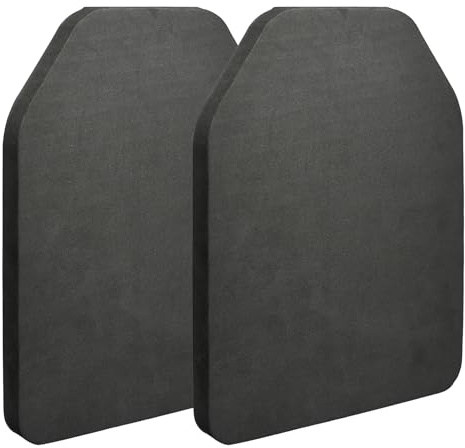 Aomhrek Väst Eva-stoppning, skyddsväst taktisk väst Eva-stoppning, skottsäker väst utomhus militär--stridsutrustning, svart, 23,7 cm x 30,5 cm, svart, S-M
