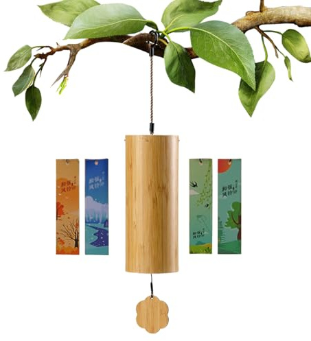 ZHUMCCY Timbre para Puerta | Campanilla De Apertura De Puerta 8 Tonos,Decoración Musical Hecha a Mano para Hogar Jardín Patio Dormitorio Entrada De Negocios