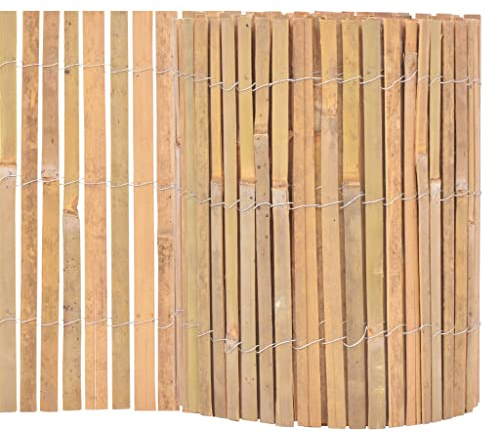 vidaXL Cañizo Bambú Jardín Rollo 1000x30 cm Cerca Vallado Pantalla Privacidad