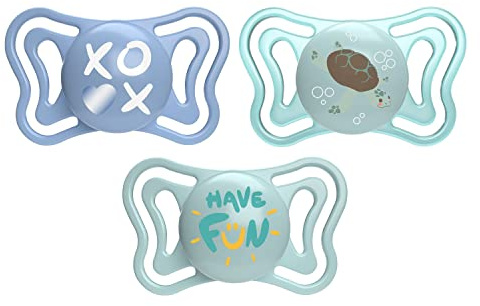 Chicco PhysioForma Light Silicone Soothers 6-16 Months with Silicone Teat, Lightweight, Breathable, Ergonomic, Supports Physiological Breathing and Proper Mouth Development, Pack of 2