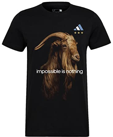 adidas Fußball - Textilien - T-Shirts Messi Goat GFX T-Shirt Kids schwarz 2XL