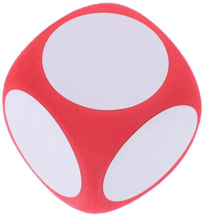 CIYODO Dado Di Schiuma Jumbo Cancellabile a Secco 6 Cm, Gioco Educativo Per Ragazzo Ragazza, Cubo Grande Sicuro e Riutilizzabile Per Attività Didattiche e Apprendimento Creativo