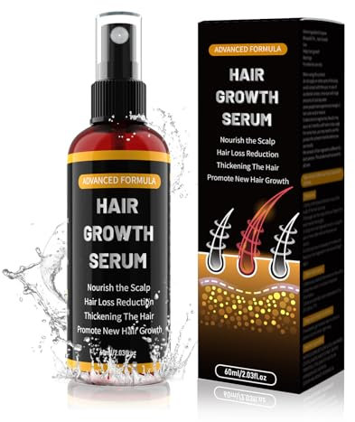 YaaHei Wirkstoff 5 Prozent Männer und Frauen Spray, Gegen Haarausfall, Hair Growth,mit Rosmarinöl 60ml