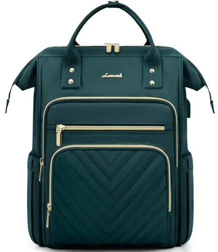 LOVEVOOK Laptop-ryggsäck för kvinnor, 43 cm arbetslärare sjuksköterskeväska