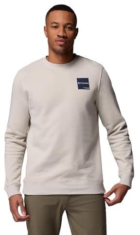 Columbia Columbia Trek Crew, Fleecepullover mit Aufdruck, Ultra-Komfort-Gewebe, Zeitloses Design, Strukturierte Akzente, Baumwollmischung - Herren