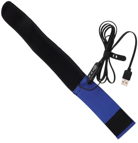 PLAFOPE Chauffe-Objectif USB en Tissu et Plastique avec Réglage Température 3 Niveaux, Sangle Chauffante Anti-Buée pour Objectifs de Caméra et Télescope, Adapté à la Photographie en Plein