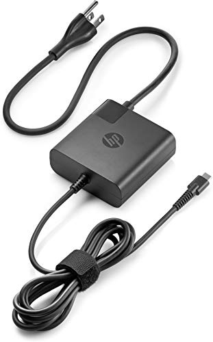 HP Adaptador de Alimentación USB-C de 65 W, Negro