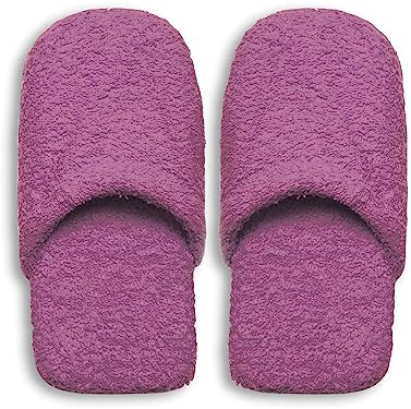 Excelsa Bagno Caldo Chaussons de Bain pour Femme, éponge, Lilas, 27,5 X 11 X 3 Cm