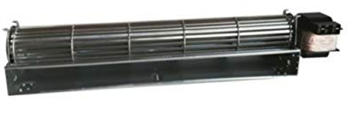 Ventilateur tangentiel longueur totale : 440 mm, dimensions de la buse : 364 x 40 mm, pour poêles à granulés FERROLI, LINCAR, Olimpia SPLENDID