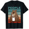 People Not a Big Fan Coffee Bear Funny Vintage T-Shirt