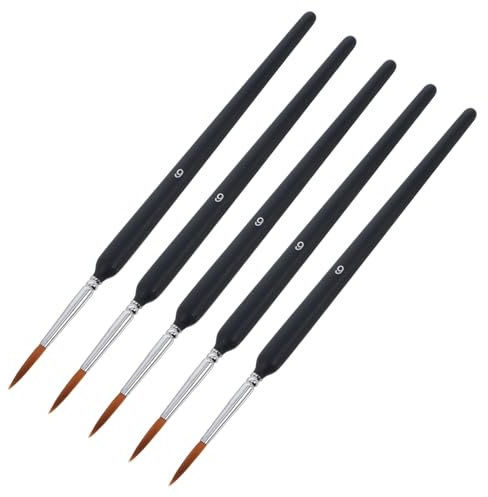 HIAKDOFT 5 pièces Stylo Pollinisateur Manuel pour Jardin Extérieur Brosse Pollinisation Légère Outil Portable pour Fruits Légumes Fleurs et Arbres Fruitiers