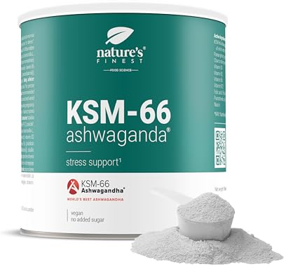 Nature's Finest KSM-66 Ashwagandha, Integratore in Polvere 150 g