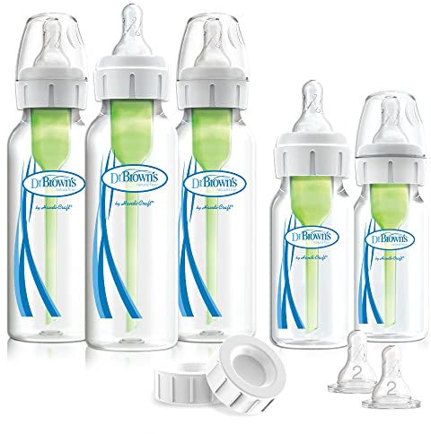Dr. Brown's Options Narrow Feeding Set, Clear - Packaging may vary