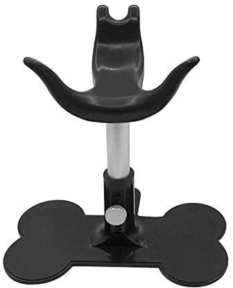 LZCFJDFM Trimmtisch Schertisch mit Halterung höhenverstellbar Galgen, rutschfest- klappbar- stabil stehend für Hund Katze Klappbar