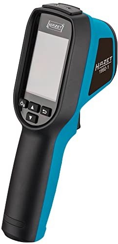 HAZET Wärmebildkamera 1992-1, automatische Heiß-, Kalt- und Zentralpunktmessung, Auflösung: 320 x 240, Thermografie von -20 Grad – 550 Grad I Genauigkeit von 2 Grad oder 2% I Micro-SD-Karte 8GB