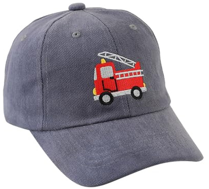 Kashyke Trucker Cap Kinder Jungen Kappe Junge Basecap Jungs Traktor Caps Kleinkinder Sommer Trucker-Cap Bagger Feuerwehrauto Cap Kids Mädchen Baseballcap Cappy Sommerhut ab 2 3 4 5 6 Jahre