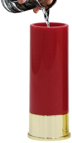 Set di 4 bicchierini da liquore da uomo, set di 4 bicchieri da liquore da 12 gauge, divertenti bicchieri da caccia per whisky, vodka, liquori