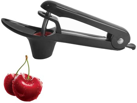 Kirschkernentferner,Kirschentkerner Edelstahl und Kunststoff aus,Kirschen Stechbeitel,Obstentkerner Remover,Kirschen Werkzeug,Kernentferner,für Kirschsteinentferner Kirschen Fruit Früchtsteinen