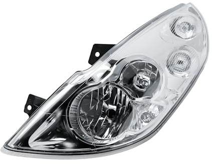 LONGLING Faro anteriore Faretto Anteriore Sinistro con Motore senza Nebbia per Renault Master III Opel Movano 2010-2019
